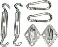 Ophangset voor schaduwdoek