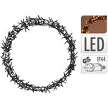 Kerstring met verlichting - 400 LED - &Oslash;48 cm - 8 Lichtfuncties - voor binnen en buiten