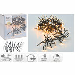 Clusterverlichting - 1512 LED - 11m - Timer - Lichtfuncties - extra warm wit