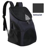 Ceruzo Hondenrugzak - voor Katten en Honden tot 10 kg- Donkergrijs