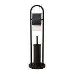 Ceruzo Toiletbutler Vrijstaand - RVS -Zwart