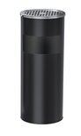Ceruzo Afvalbak met Asbak - Staand - Zwart