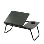 Ceruzo Bedtafel Verstelbaar Zwart- Laptoptafel - Ontbijttafel 
