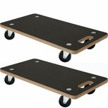 Ceruzo 2 Meubelrollers - Verhuistrolley - 250 kg - 59 x 29 cm