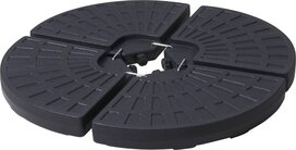 Parasoltegels - 48x48 cm - Vulbaar - 4 stuks - voor Kruisvoet