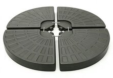 Ceruzo Parasoltegels - Vulbaar tot 66 kg - 4 Tegels - voor Kruisvoet