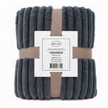 Ceruzo Fleece deken - 150x200 cm - antraciet
