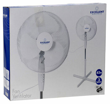 Staande ventilator - 40cm - 45W