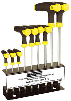 Br&uuml;der Mannesmann Torx T-grepen (set 9 stuks) in standaard 