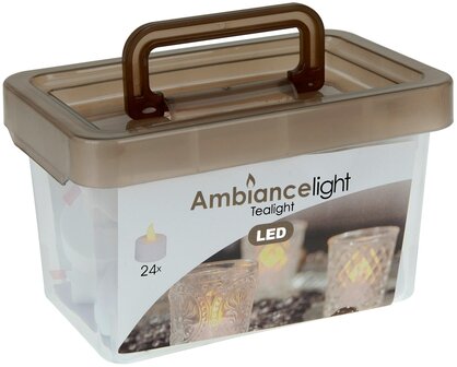 Box met 24 LED-Theelichtjes LED