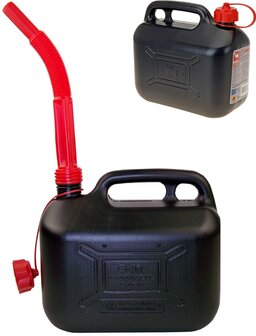 Jerrycan met opschroefbare schenktuit 5 liter