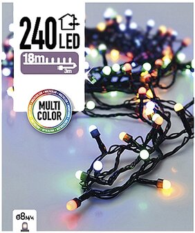 LED-verlichting bolletjes 240 LED&#039;s 18 meter multicolor