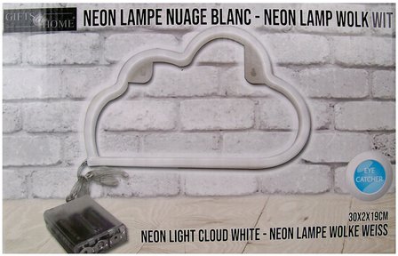 Neonstyle lamp - wolk