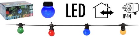 Feestverlichting 10 gekleurde LED-lampen - 8 lichtfuncties