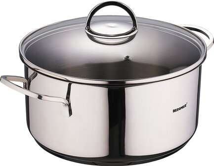 Bergner Classic Kookpan - RVS - &Oslash;16 cm - 1,35L 