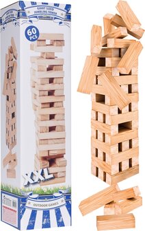 Stapeltoren XXL - hout - 60 delig
