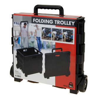 Trolley met vouwkrat