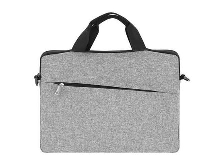 Moderne - Laptoptas - Laptop - Sleeve - Laptophoes - Laptop case - Handtas -Aktetas - Grijs - Wit - Zwart