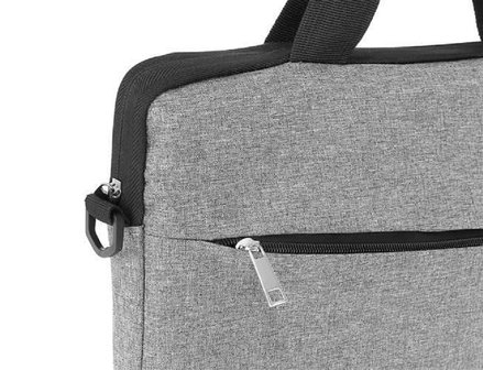 Moderne - Laptoptas - Laptop - Sleeve - Laptophoes - Laptop case - Handtas -Aktetas - Grijs - Wit - Zwart