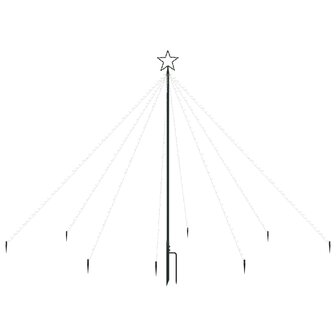 Kerstboomverlichting - kerstpiramide - Kerstster -  waterval - Voor binnen buiten - 400 LED&#039;s  - 2,5 m