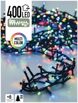 Micro Cluster 400 LED&#039;s 8 meter multicolor