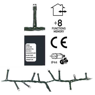 Micro Cluster 560 LED&#039;s 11 meter wit