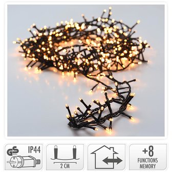 Micro Cluster 1800 LED&#039;s - 48 meter - warm wit