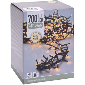 Micro Cluster 700 LED&#039;s -14 meter - warm wit