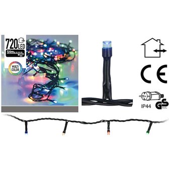 Kerstverlichting - 720 LED&#039;s - 54 meter - multicolor