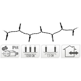 LED-verlichting - 180 LED&#039;s - 13.5 meter - multicolor
