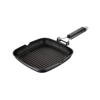 Bergner Grillpan met Inklapbaar Handvat