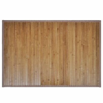 Badmat - bamboe - Douche - Wc - Badkamer - 60 x 90 cm - Bruin