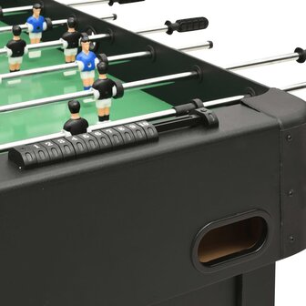 Voetbaltafel - Voetbalspel - Tafelvoetbal  118x95x79 cm zwart