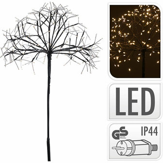 LED Boom 100 cm  met 240 LED&#039;s - warm wit - Tuinsteker