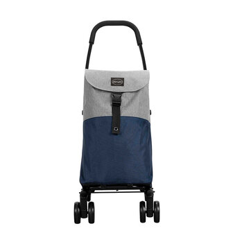 Ceruzo Go Four Boodschappentrolley  - Blauw / Zwart - 43.5 liter - by Playmarket