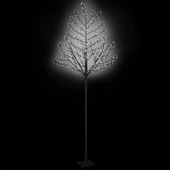 Kerstboom - Kunstkerstboom - Verlicht - 600LED&#039;s - Koud wit licht - kersenbloesem  - 300cm