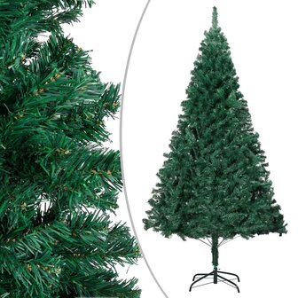 Kunstkerstboom met dikke takken 120 cm PVC groen