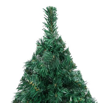 Kunstkerstboom met dikke takken 120 cm PVC groen