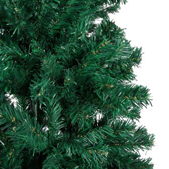 Kunstkerstboom met dikke takken 120 cm PVC groen