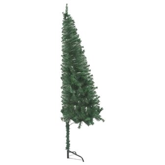 Kunstkerstboom hoek 120 cm PVC groen