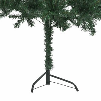 Kunstkerstboom hoek 180 cm PVC groen