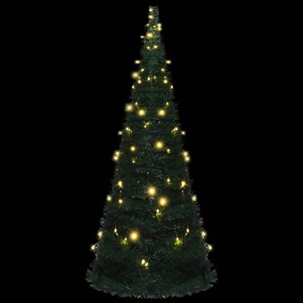 Kunstkerstboom - Kerstboom - Inclusief LED lampjes - pop-up  - 210 cm
