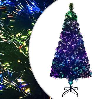 Kunstkerstboom - 120cm - Met Standaard en verlichting - Complete kerstboom - Snelle montage