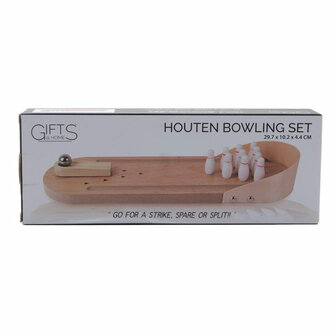 Mini Bowling Set - Tafelmodel - Hout