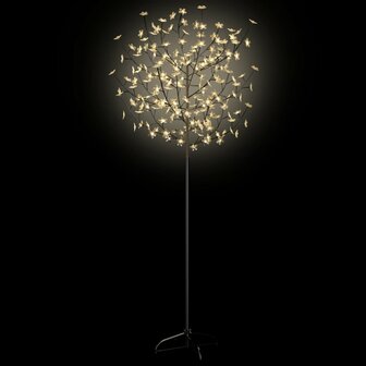 Kerstboom - Kunstkerstboom - Verlicht - 200 LED&#039;s - Warm wit licht - kersenbloesem  - 180 cm