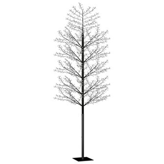 Kerstboom - Kunstkerstboom - Verlicht - 2000 LED&#039;s - Koud wit licht - kersenbloesem  - 500cm