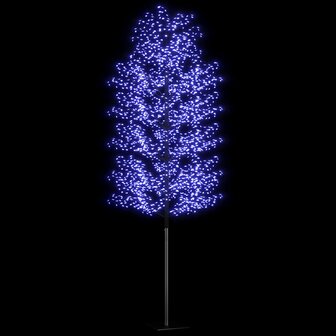 Kerstboom - Kunstkerstboom - Verlicht - 2000 LED&#039;s - blauw licht - kersenbloesem  - 500cm