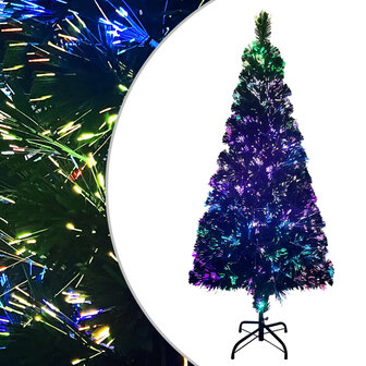 Kunstkerstboom - 210cm - Met Standaard en verlichting - Complete kerstboom - Snelle montage