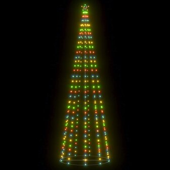 Kegelkerstboom - Kerstverlichting - Binnen - Buiten - 330 LED&#039;s  meerkleurig - 100x300 cm