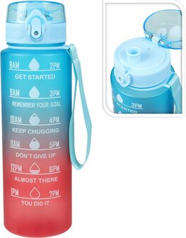 Motivatie Waterfles - Drinkfles 1 liter 